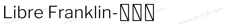 Libre Franklin字体转换